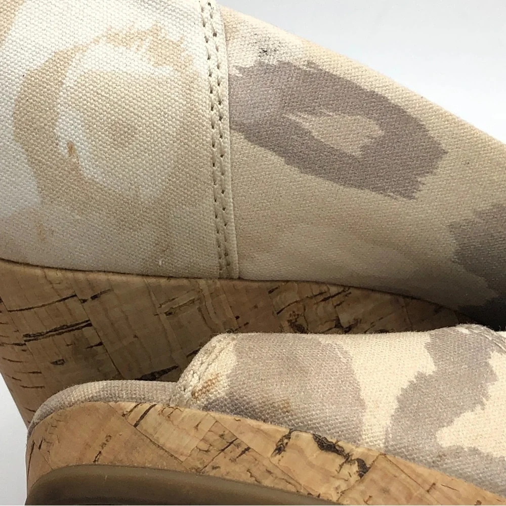 Toms Canvas Watercolor Wedges